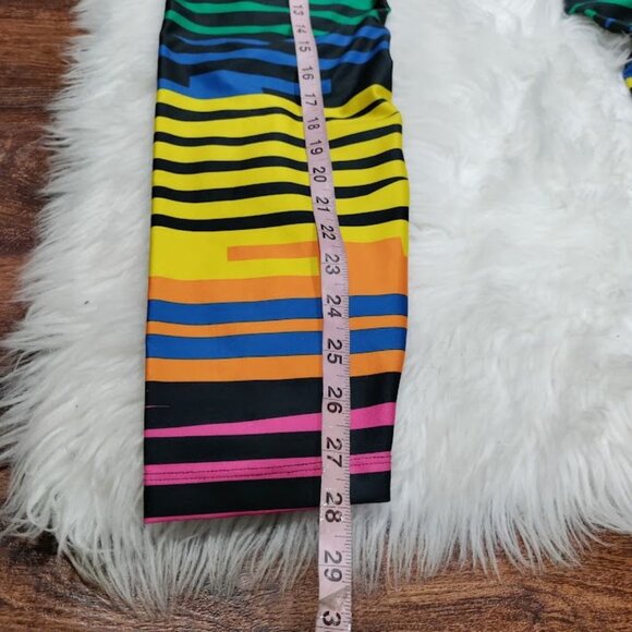 Nike Women's Sportswear Striped Indy Graphic Leggings Tights, Multicolor Size XL - Picture 9 of 10